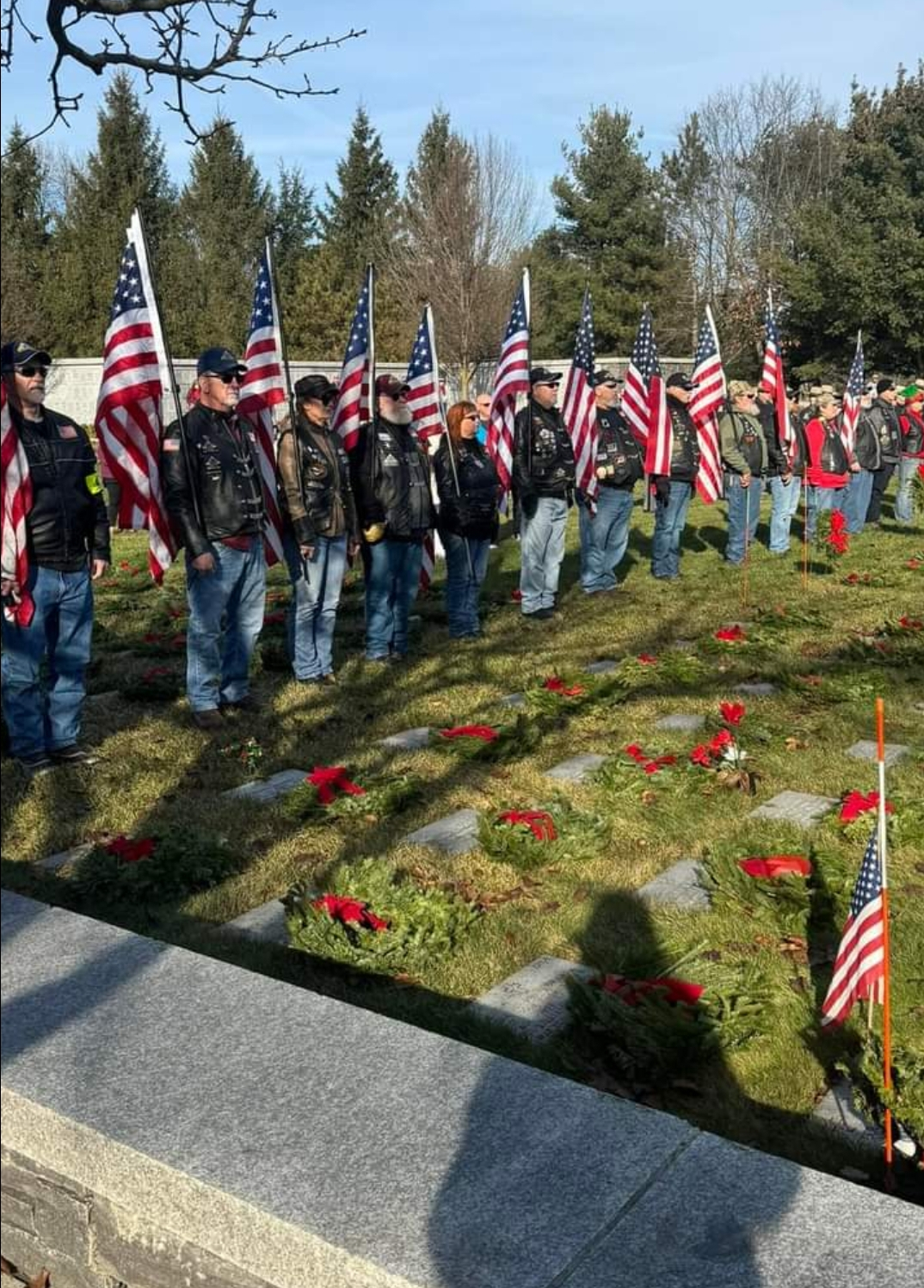 Christmas Wreaths at Saratoga National and Pine View